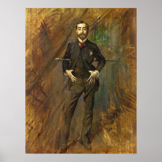 Boldini - John Singer Sargent 1890 Poster (Vorne)
