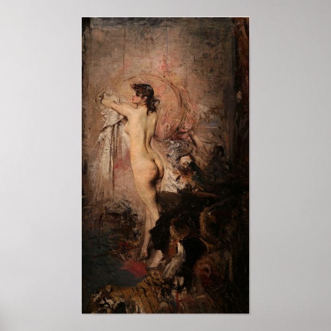 Boldini - Nach dem Tod 1888 Poster (Vorne)