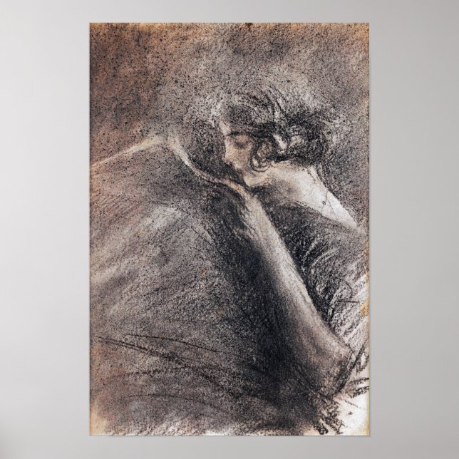 Boldini - Reading Lady Poster (Vorne)