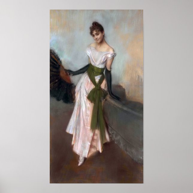 Boldini - Signorina Concha De Ossa Poster (Vorne)