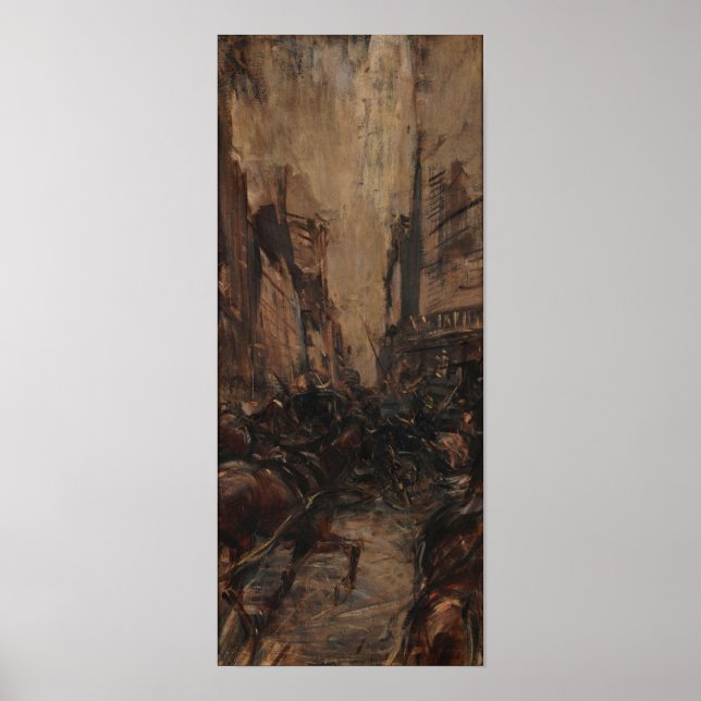 Boldini - Via Di Parigi Poster (Vorne)