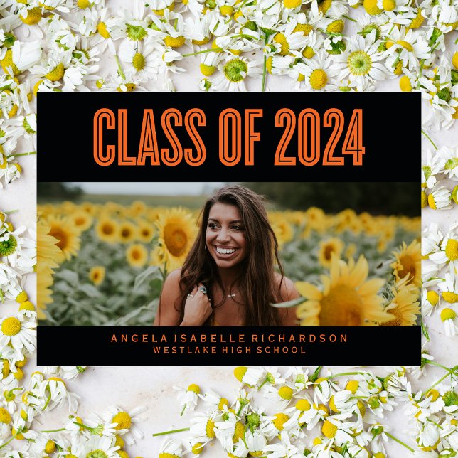 BOLDLY CHIC CLASS OF 2024 ABSCHLUSS INVITATION EINLADUNG (Von Creator hochgeladen)
