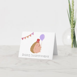 Boldog születésnapot Ungarischer Geburtstag Karte