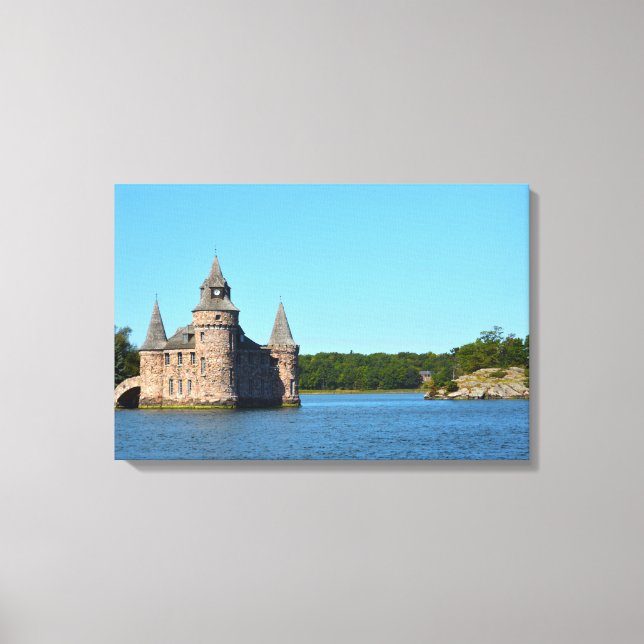 Boldt Castle Leinwanddruck (Vorderseite)