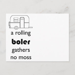 Boler-Postkarte Postkarte