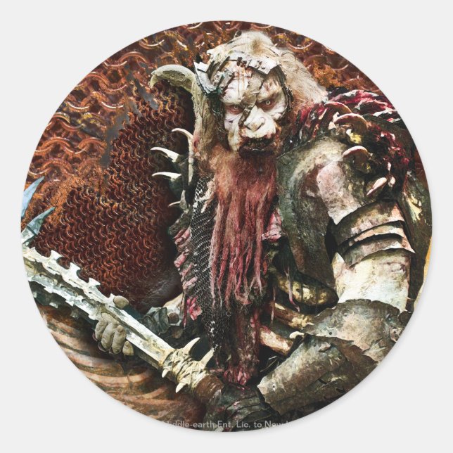 Bolg Runder Aufkleber (Vorderseite)