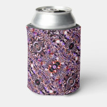 Bolhas de vidro ou pedra gerando formas coloridas?