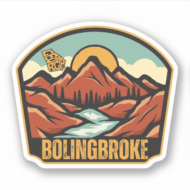 Bolingbroke, Georgien Aufkleber (Vorderseite)