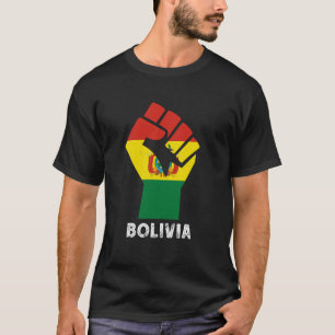 Bolivia Bolivian Pride Bolivian Roots Handfist Bol T-Shirt