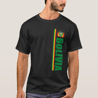 Bolivian Futbol Camisa La Verde Souvenir Flag B T-Shirt