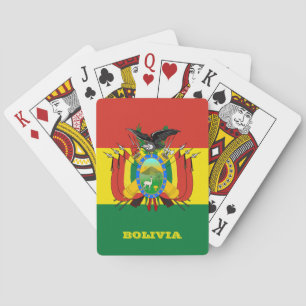 Bolivianische Flaggenspiele, Bolivien Spielkarten