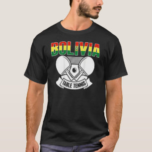 Bolivianischer Tischtennis Unterstützen Sie das bo T-Shirt