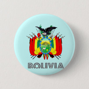 Bolivianisches Emblem Button