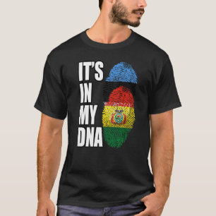 bolivianisches und estnisches DNA-Flag T-Shirt