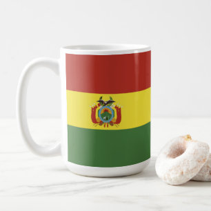 Bolivias Flagge Kaffeetasse
