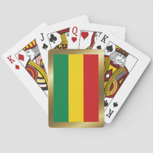 Bolivias Flagge Spielkarten