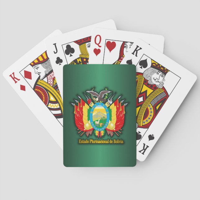 Bolivien COA Spielkarten (Rückseite)