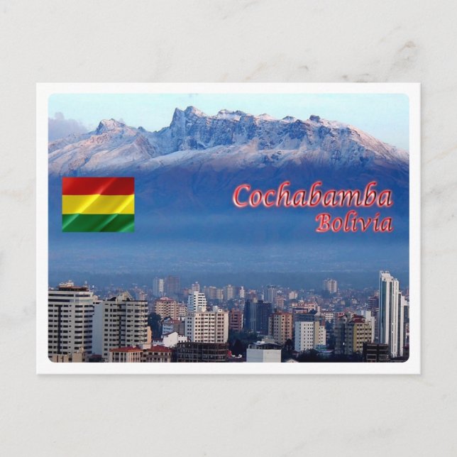 Bolivien - Cochabamba - Cordillera Tunari - Postkarte (Vorderseite)