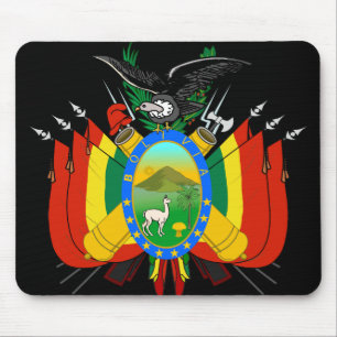 Bolivien-Emblem Mousepad