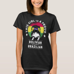 Bolivien Flag Brasilien Große Frauen Mädchen Bürge T-Shirt