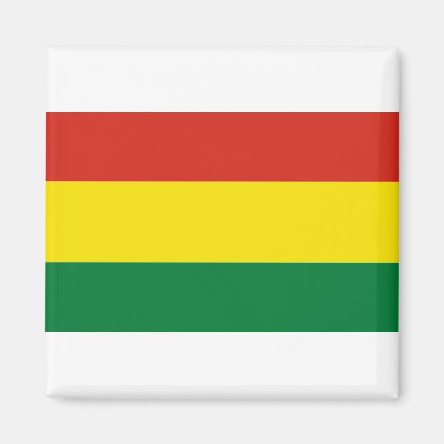 Bolivien Flag Magnet (Vorne)
