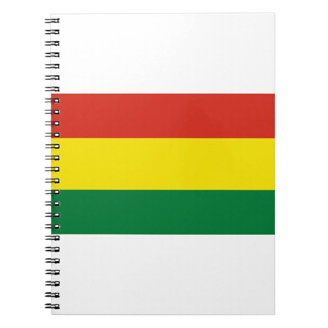 Bolivien Flag Notizblock (Vorderseite)