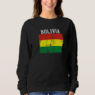 Bolivien Flag Pride Souvenir Männer Frauen Reise B Sweatshirt
