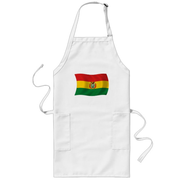 Bolivien Flag-Schürze Lange Schürze (Vorne)