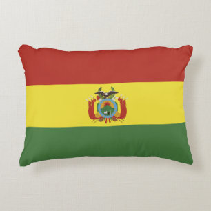 Bolivien-Flagge Dekokissen