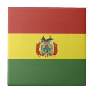 Bolivien-Flagge Fliese