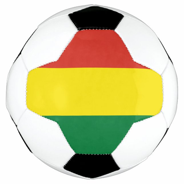 Bolivien-Flagge Fußball-Ball Fußball (Vorderseite)