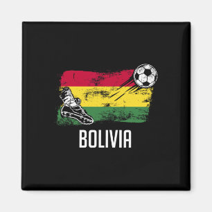 Bolivien Flagge Jersey bolivianische Fußballmannsc Magnet