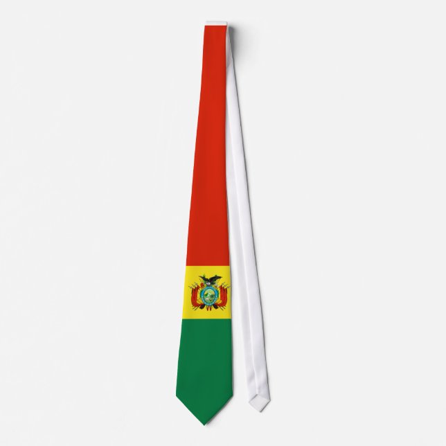 Bolivien-Flagge Krawatte (Vorderseite)