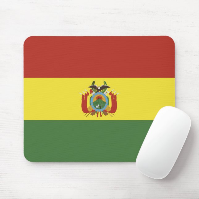 Bolivien-Flagge Mousepad (Mit Mouse)