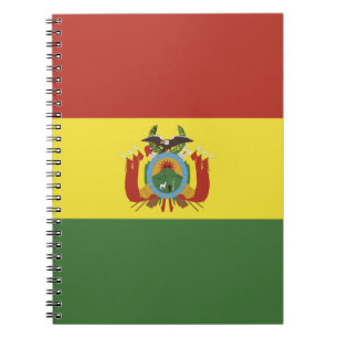 Bolivien-Flagge Notizblock