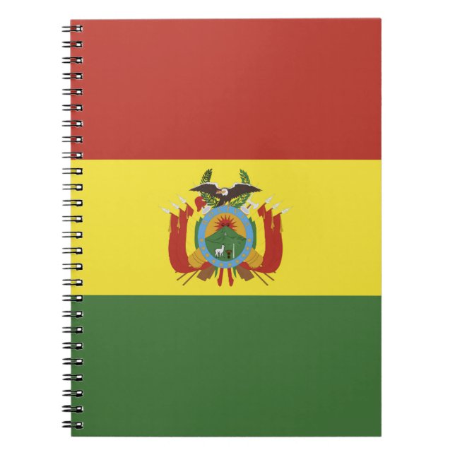 Bolivien-Flagge Notizblock (Vorderseite)