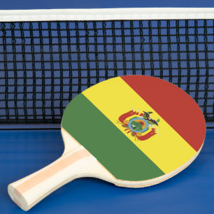 Bolivien-Flagge Tischtennis Schläger