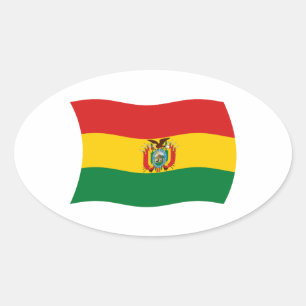 Bolivien Flaggen Aufkleber