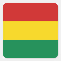 Bolivien-Flaggenaufkleber