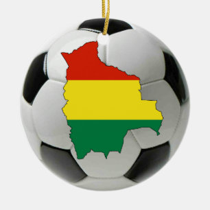 Bolivien-Fußballfußballverzierung Keramik Ornament