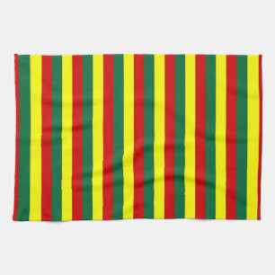 Bolivien Guinea-Flagge Grenada Mali Senegal Streif Geschirrtuch
