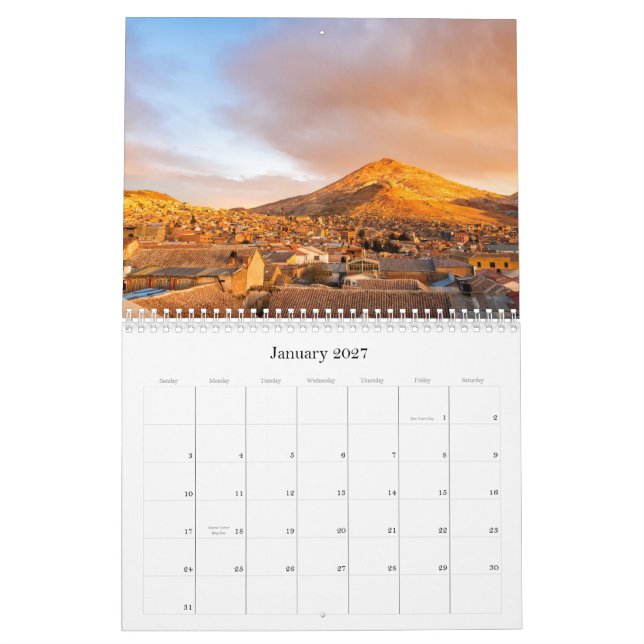 Bolivien-Kalender 2015 Kalender (Jan 2027)