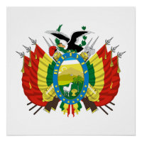 Bolivien Land Wappen Symbol Emblem Flagge