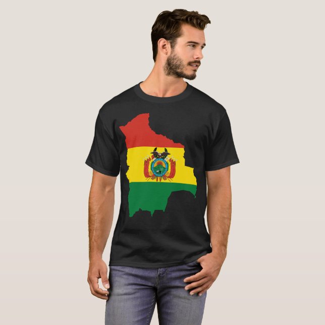Bolivien-Nations-T - Shirt (Vorne ganz)