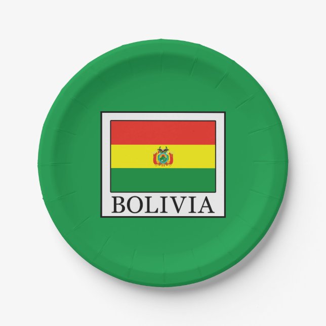 Bolivien Pappteller (Vorderseite)