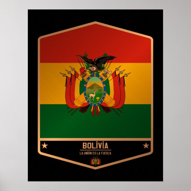 Bolivien Poster (Vorne)