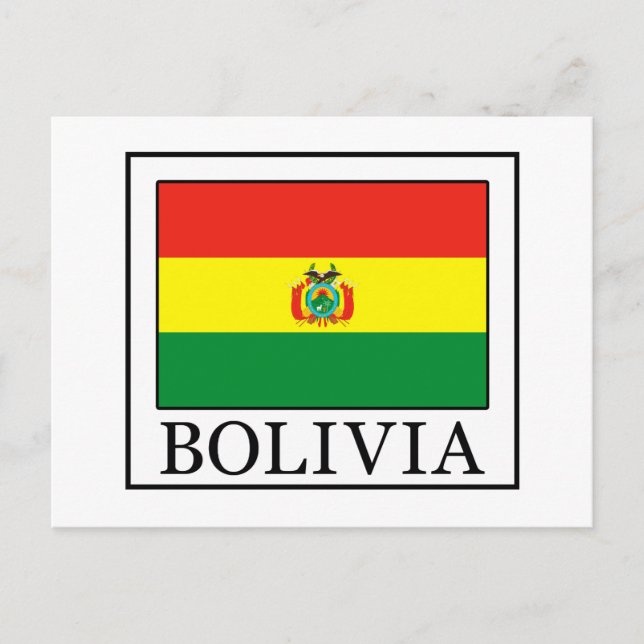 Bolivien Postkarte (Vorderseite)