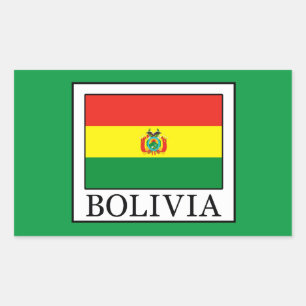 Bolivien Rechteckiger Aufkleber