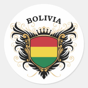 Bolivien Runder Aufkleber