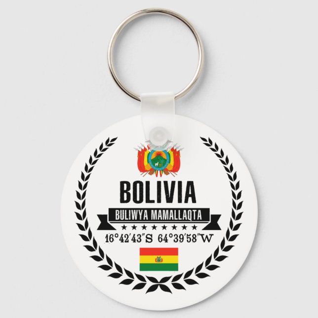 Bolivien Schlüsselanhänger (Vorderseite)